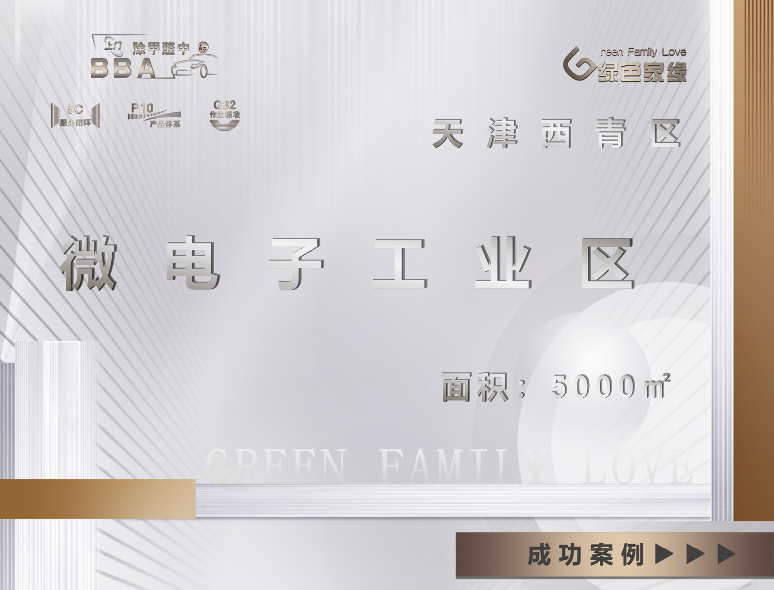 天津西青区微电子工业区5000平除甲醛服务案例